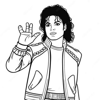 Michael Jackson Farveside 1981-1626