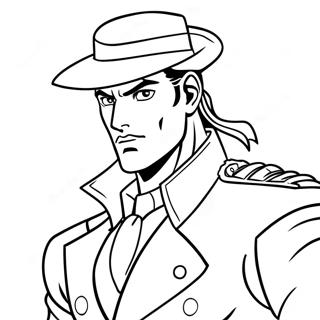 Jotaro Kujo I Aktion Farvelaegning Side 20322-18881