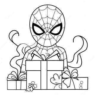 Spiderman Med Valentinsgaver Farveside 20362-18916