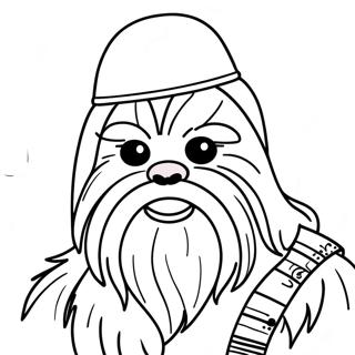 Chewbacca I Julehat Farveside 21003-19418