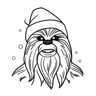 Chewbacca I Julehat Farveside 21003-19419