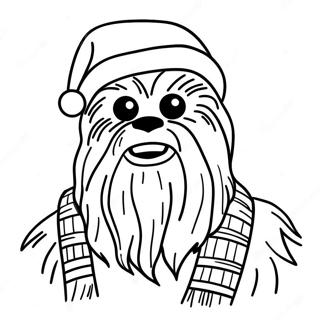 Chewbacca I Julehat Farveside 21003-19420