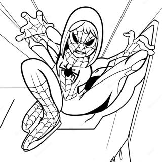 Gwen Stacy I Spider Man Kostume Farveside 21023-19435