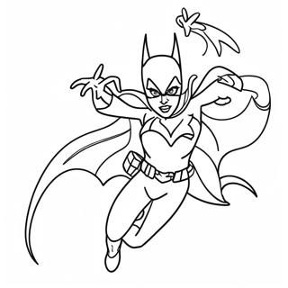 Batgirl I Aktion Farveside 21083-19477