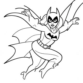 Batgirl I Aktion Farveside 21083-19478