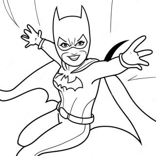 Batgirl I Aktion Farveside 21083-19479