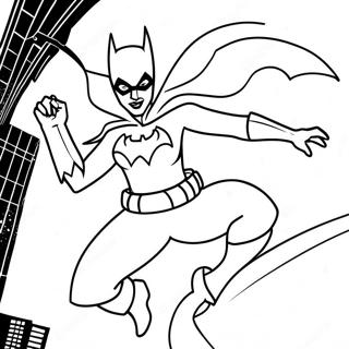 Batgirl I Aktion Farveside 21083-19480