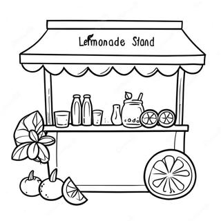 Forfriskende Lemonade Stand Farveside 21203-19574