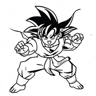 Goku I Episk Kampstilling Farveside 21313-19661