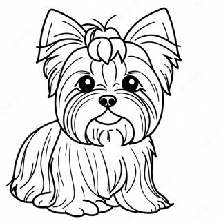 Fluffy Realistisk Yorkie Farveside 21483-19797