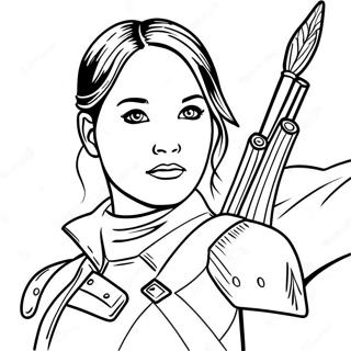 Katniss Everdeen I Aktion Farveside 21563-19862