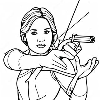 Katniss Everdeen I Aktion Farveside 21563 20008