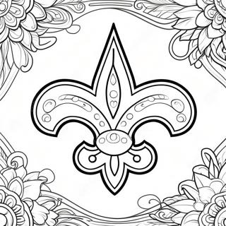 New Orleans Saints Logo Farveside 21832-20218