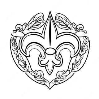 New Orleans Saints Logo Farveside 21832-20220