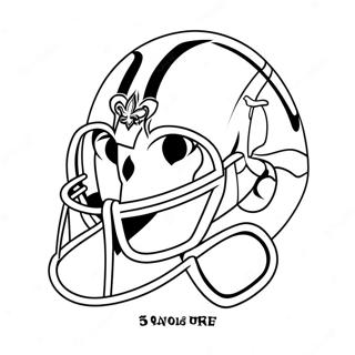 New Orleans Saints Maskot Farveside 21833-20221