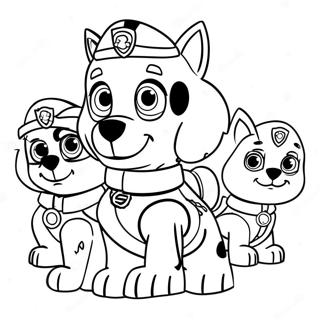 Charmerende Paw Patrol Karakterer Paske Farvelaegning Side 21873-20253