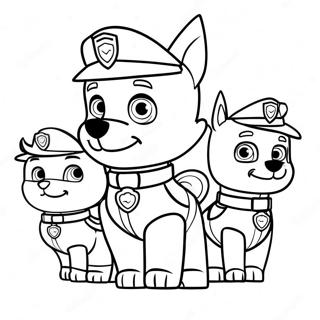 Charmerende Paw Patrol Karakterer Paske Farvelaegning Side 21873-20255