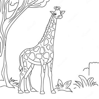 Realistisk Giraffe Farveside 22043-20378