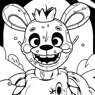 Skraemmende Springtrap Fnaf Farveside 22164-20479