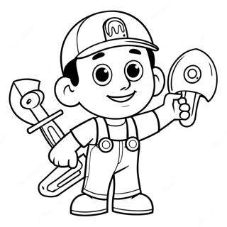 Handy Manny Med Vaerktoj Farveside 22804-20983