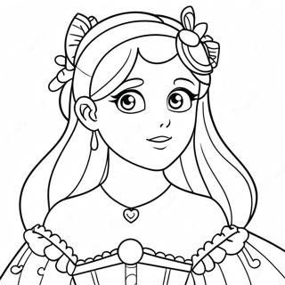 Anime Prinsesse Farvelægningssider