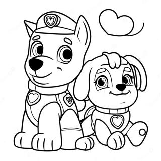 Paw Patrol Valentinsdag Farveside 23053-21179