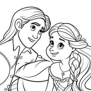 Rapunzel Og Flynn Farveside 23423-21476