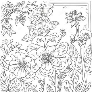 Chinoiserie Blomster Monster Farveside 23433-21656