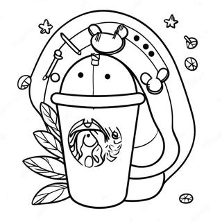 Starbucks Kawaii Farvelægningssider