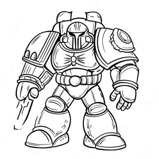 Space Marine Kampdragt Farveside 23504-21541