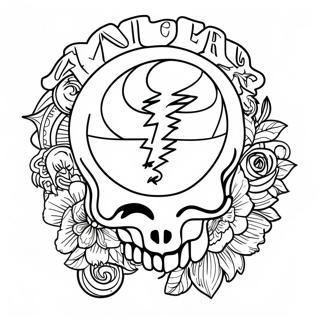 Grateful Dead Logo Farveside 23513-21547