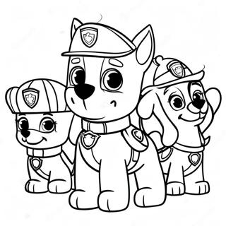 Charmerende Paw Patrol Figurer Til Thanksgiving Farveside 23554-21753