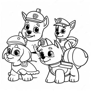 Charmerende Paw Patrol Figurer Til Thanksgiving Farveside 23554-21754