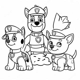 Charmerende Paw Patrol Figurer Til Thanksgiving Farveside 23554-21755