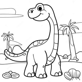 Brontosaurus Farveside 23633-21643