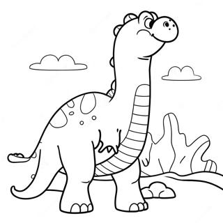 Brontosaurus Farveside 23633-21816