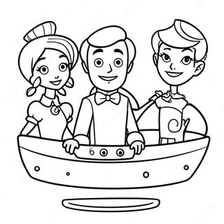 Jetsons Familie Farvelaegningsside 23673-21846