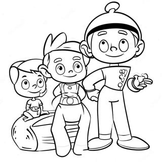 Jetsons Familie Farvelaegningsside 23673-21848