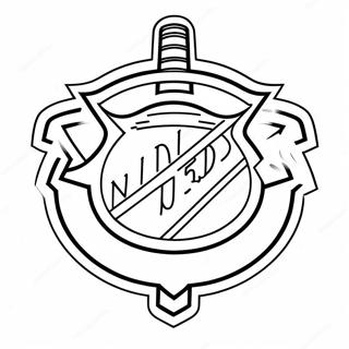 Nhl Logo Farvelaegningsside 23683-21856