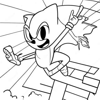 Sonic Spiderman I Aktion Farveside 23934-22059