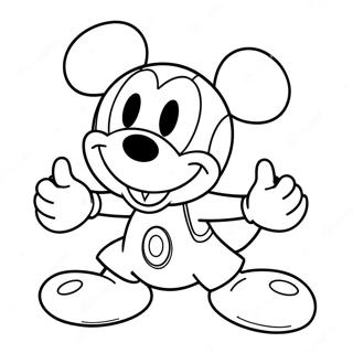 Toodles Mickey Mouse Klubhus Farvelægningssider