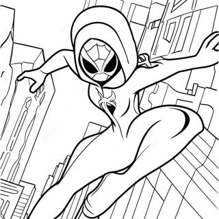 Spider Gwen Action Pose Farveside 24394-22414