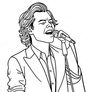 Harry Styles Synger Pa Scenen Farveside 26267-24086