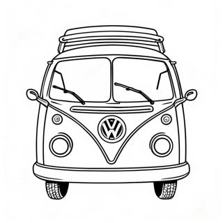 60ernes Retro Volkswagen Bus Farveside 27123-24759