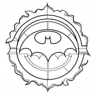 Klassisk Batman Logo Farveside 27554-25085