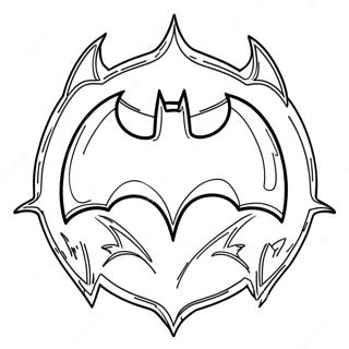 Klassisk Batman Logo Farveside 27554-25086