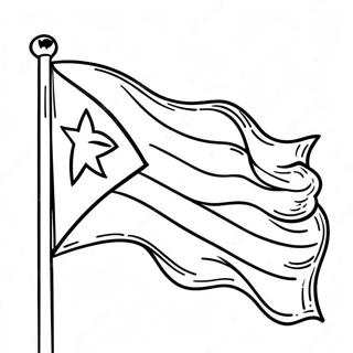 Livlig Cuba Flag Farveside 27654-25168