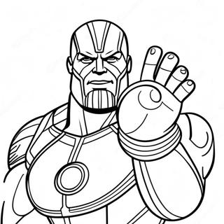 Thanos Med Infinity Gauntlet Farveside 27885-25344