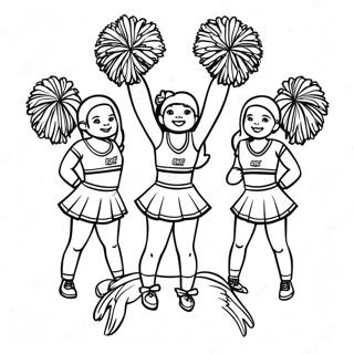 Cheerleading Team I Aktion Farveside 27945-25389