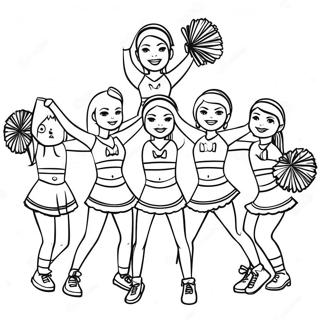 Cheerleading Team I Aktion Farveside 27945-25390